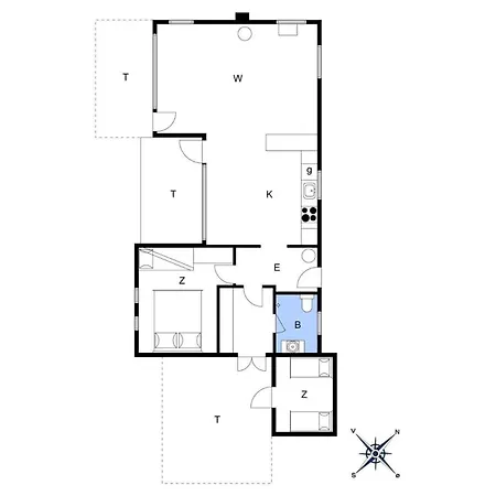 Дом отдыха 12259-sjaellands-odde-bakkelyvej-57-a *